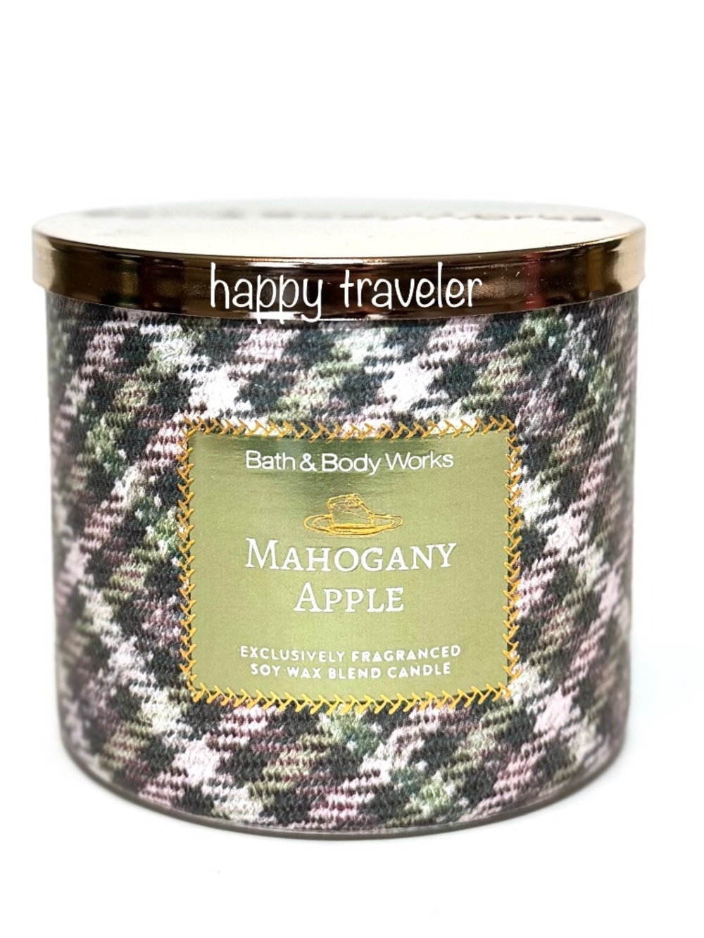 MAHOGANY APPLE 3-Wick Candle